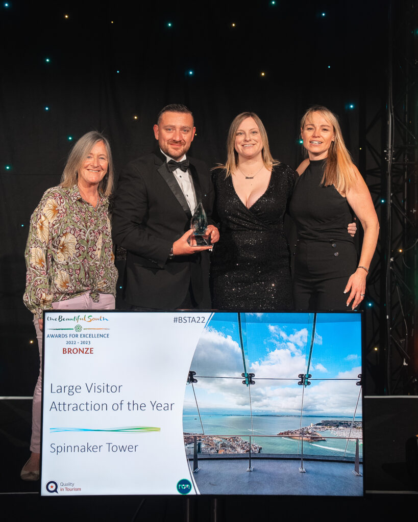 The Spinnaker Tower team win the beautiful south awards